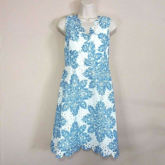 ☆☆SOLD☆☆ Eva Franco Starflower Scalloped Dress - Picture 2 of 8